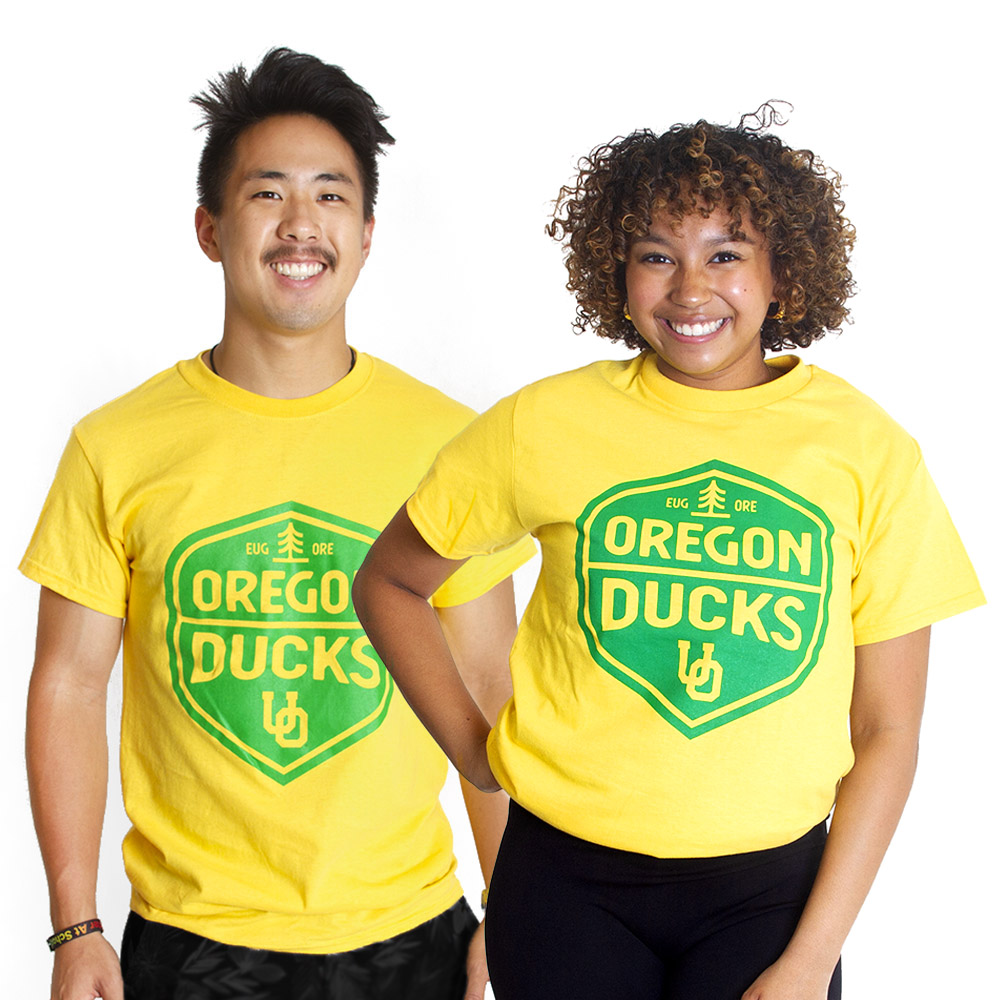 Interlocking UO, Oregon Ducks, Basic, 2021, T-Shirt